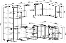 Готовая кухня Интерлиния Мила Лайт 1.68x3.2 правая без столешницы (белый платинум) Готовая кухня Интерлиния Мила Лайт 1.68x3.2 правая без столешницы (белый платинум)
