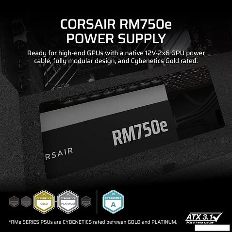 Блок питания Corsair RM750e CP-9020295-EU