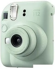 Фотоаппарат Fujifilm Instax Mini 12 (мятный) + зеленый чехол Sundays с ремнем Фотоаппарат Fujifilm Instax Mini 12 (мятный) + зеленый чехол Sundays с ремнем