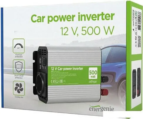 Автомобильный инвертор EnerGenie EG-PWC500-01