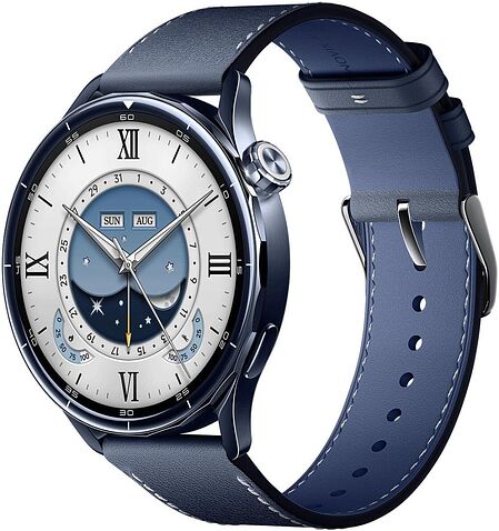 Умные часы Xiaomi Watch S5 46 мм (керамический синий, международная версия)