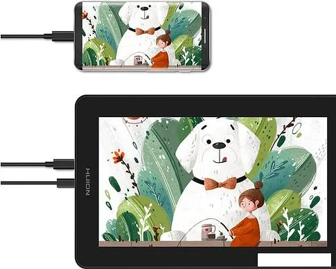 Графический монитор Huion Kamvas 12 (черный)