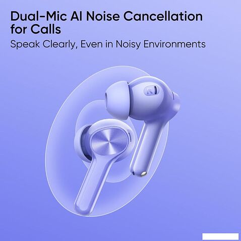 Наушники Realme Buds T200 Lite (сиреневый)