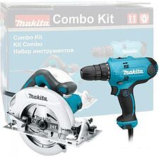 Набор электроинструментов Makita DK0118 (DF0300 + HS7600)