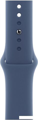 Умные часы Apple Watch Series 10 42 мм (алюминиевый корпус, серебристый/синий, спортивный силиконовый ремешок S/M)
