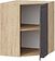 Шкаф навесной Трия Лина 1В6У (дуб крафт золотой/графит)