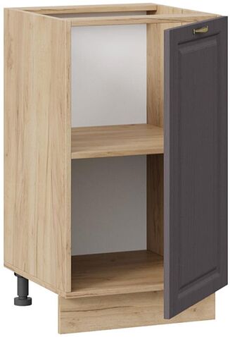 Шкаф напольный Трия Лина 1Н45 (дуб крафт золотой/графит)