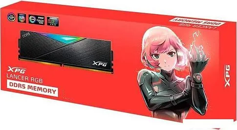 Оперативная память ADATA XPG Lancer RGB 16ГБ DDR5 5200 МГц AX5U5200C3816G-CLARBK