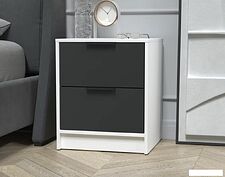 Комоды, тумбы Интерлиния Концепт КТ-ТК1-57 (антрацит/белый платинум)