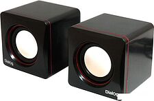 Акустика Dialog AC-04UP (черный/красный)