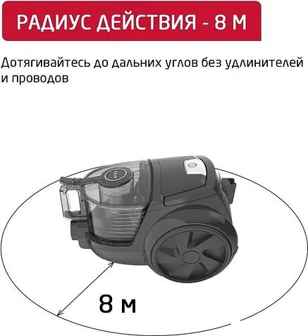 Пылесос Arnica Nika ET14470 (черный)