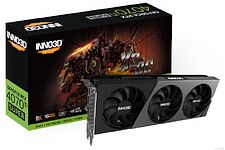 Видеокарта Inno3D RTX 4070 Ti Super X3 OC N407TS3-166XX-186158N Видеокарта Inno3D RTX 4070 Ti Super X3 OC N407TS3-166XX-186158N
