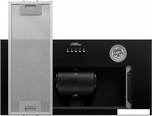 Кухонная вытяжка GrandGermes Qena 60 (черный)