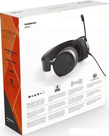 Наушники с микрофоном SteelSeries Arctis 3 2019 Edition (черный)