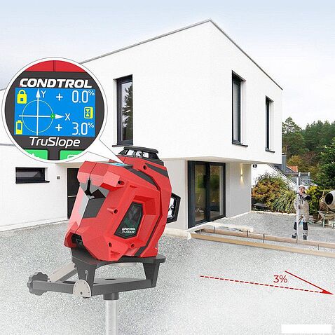 Лазерный нивелир Condtrol XLiner TruSlope