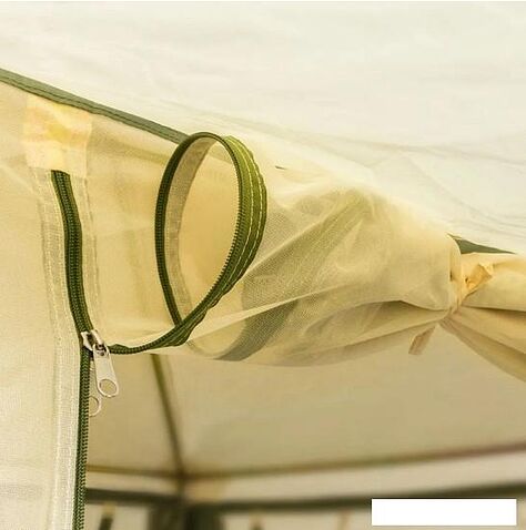 Тент-шатер Camping World Green Hotel Volga 138199 (зеленый/бежевый)