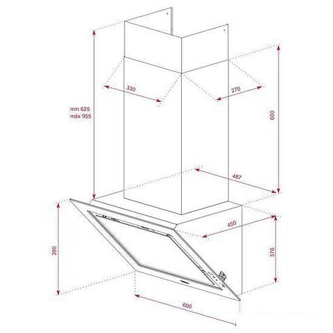 Кухонная вытяжка TEKA DLV 68660 112930027 (серый)