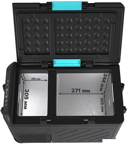 Компрессорный автохолодильник Libhof W-35D 12В/24В 35л (черный)