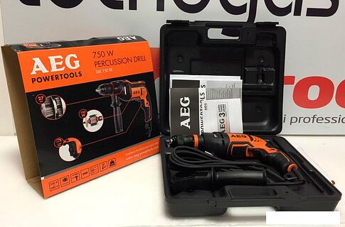 Ударная дрель AEG SBE 750 RE (4935442850)