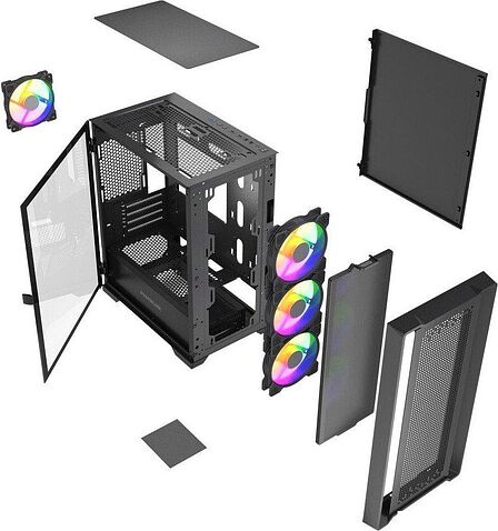 Корпус Powercase ByteFlow Micro LE CAMBFB-A4-LE