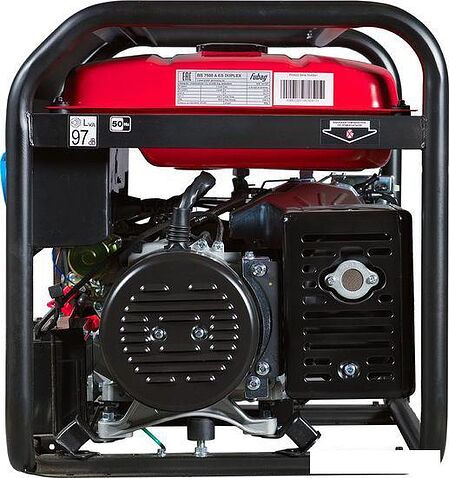 Бензиновый генератор Fubag BS 7500 A ES Duplex (с коннектором автоматики)