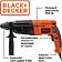 Перфоратор Black & Decker BDHR26KR-RU
