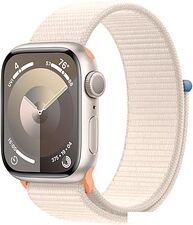 Умные часы Apple Watch Series 9 41 мм (алюминиевый корпус, звездный свет/звездный свет, нейлоновый ремешок) Умные часы Apple Watch Series 9 41 мм (алюминиевый корпус, звездный свет/звездный свет, нейлоновый ремешок)