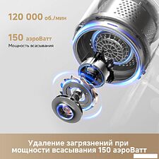 Пылесос Dreame Cordless Vacuum Cleaner R10s Pro VZV23A (евровилка, черный) Пылесос Dreame Cordless Vacuum Cleaner R10s Pro VZV23A (евровилка, черный)