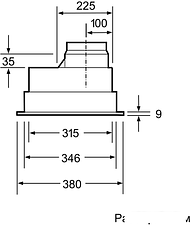 Кухонная вытяжка Bosch DHL555BL