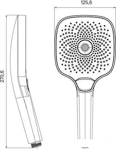 Душевая лейка IDDIS SpaHome SPA3FSBi18