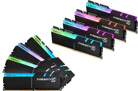 Оперативная память G.Skill Trident Z RGB 8x8GB DDR4 PC4-32000 F4-4000C18D-64GTZR