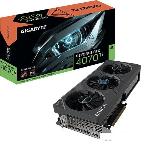 Видеокарта Gigabyte GeForce RTX 4070 Ti Eagle OC 12G GV-N407TEAGLE OC-12G