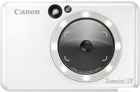 Фотоаппарат Canon Zoemini S2 (жемчужный белый)