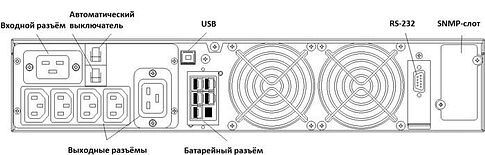 Источник бесперебойного питания Powercom Macan MRT-6000