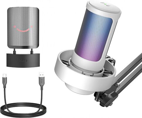 Проводной микрофон FIFINE A8T (белый)