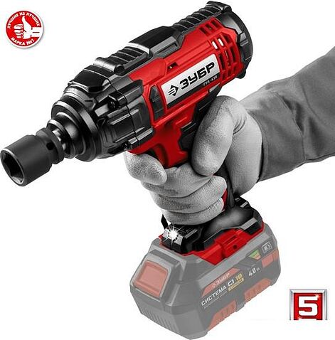 Гайковерт Зубр Мастер ГУЛ-410 (без АКБ)