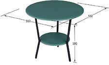 Журнальный столик Калифорния мебель Шот (базилик)