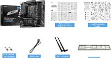 Материнская плата MSI Pro B760M-A WiFi DDR4 Материнская плата MSI Pro B760M-A WiFi DDR4