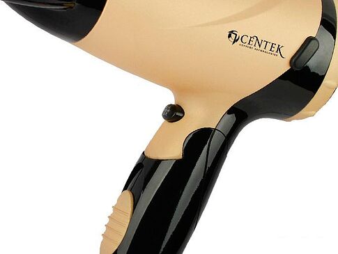 Фен CENTEK CT-2209 (черный/золотой)