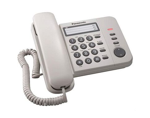 Проводной телефон Panasonic KX-TS2352RUB (черный)