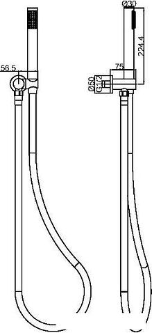 Душевой гарнитур  Maxonor Pure Life PL6101-9