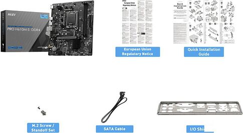 Материнская плата MSI Pro H610M-S DDR4