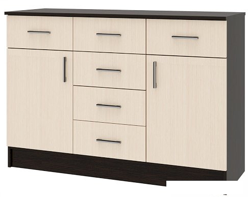 Комод Памир София 1200 2Д (венге-дуб белфорт)