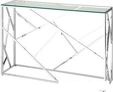 Консольный стол Stool Group Арт Деко 115x30 ECST-015 (прозрачное стекло/сталь серебристый) Консольный стол Stool Group Арт Деко 115x30 ECST-015 (прозрачное стекло/сталь серебристый)