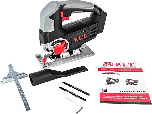 Электролобзик P.I.T. PST20H-80A/1 (с 1-м АКБ, кейс)