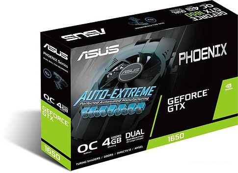 Видеокарта ASUS Phoenix GeForce GTX 1650 OC edition 4GB GDDR5 PH-GTX1650-O4G