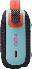 Беспроводная колонка JBL Go 4 (черный/оранжевый)