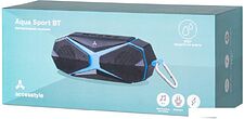 Беспроводная колонка AccesStyle Aqua Sport BT (черный/голубой) Беспроводная колонка AccesStyle Aqua Sport BT (черный/голубой)