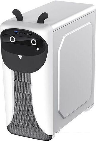 Корпус GameMax Cute OWL (белый/черный)