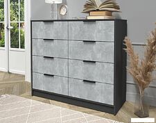 Комод Интерлиния Концепт КТ-К117 (бетон/антрацит)